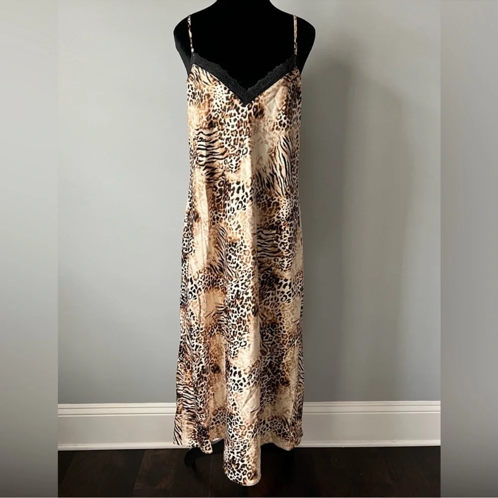 Animal Print Maxi Dress - Picture 1 of 3
